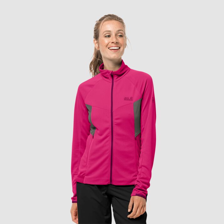 Jack Wolfskin Womens Gradient Cycling Jacket Pink 915640JMI